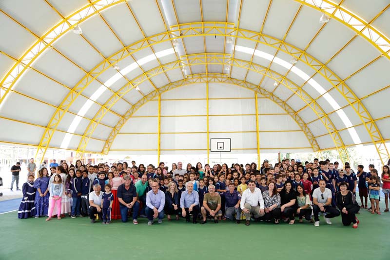 Inaugurada nova cobertura da quadra esportiva da EMEF Parque dos ...