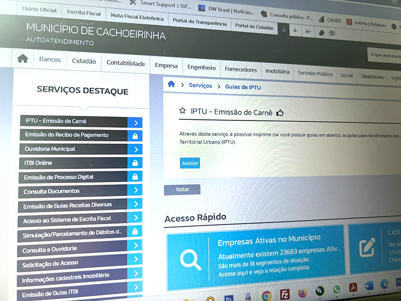 IPTU em Cachoeirinha