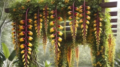 Sapatinho de Judia como fazer a trepadeira cobrir seu pergolado