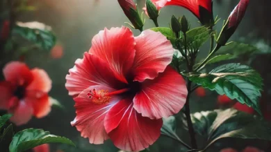 Hibiscos floridos 5 fertilizantes naturais