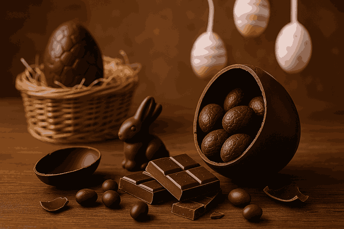 Por que o chocolate meio amargo é ideal para a Páscoa