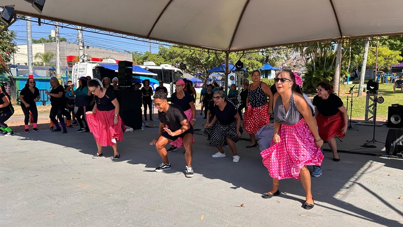 Show de dança no Rua Aberta