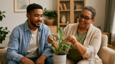Aglaonema apagada Este passo devolve o visual vibrante