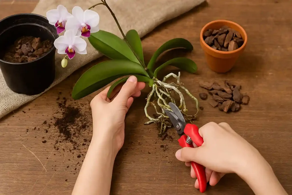Aprenda a multiplicar sua orquídea sem danificar as raízes