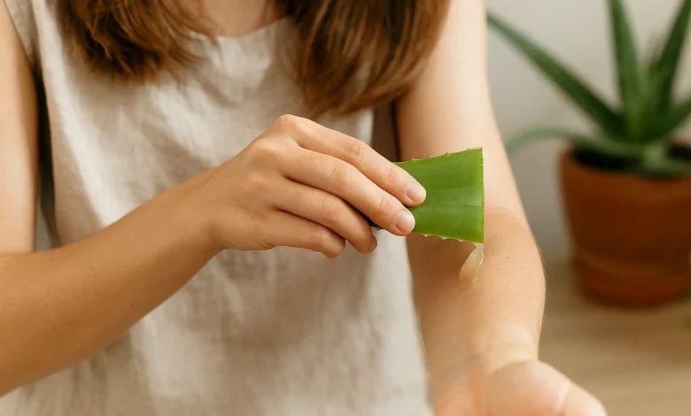 Como usar a babosa como cicatrizante natural direto da folha