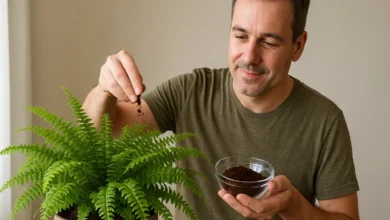 Como adubar sua samambaia com borra de café