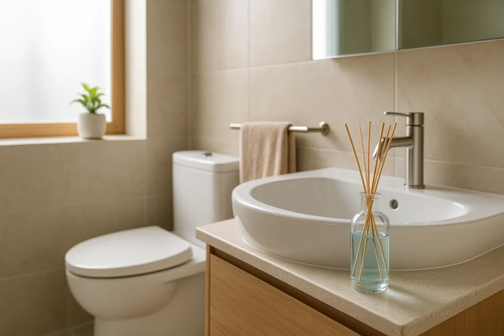 Como deixar o banheiro com cheiro de shopping usando apenas 1 item