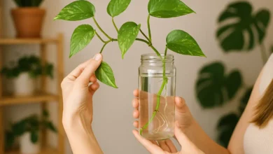 Como fazer mudas de jiboia direto na água e acompanhar o enraizamento