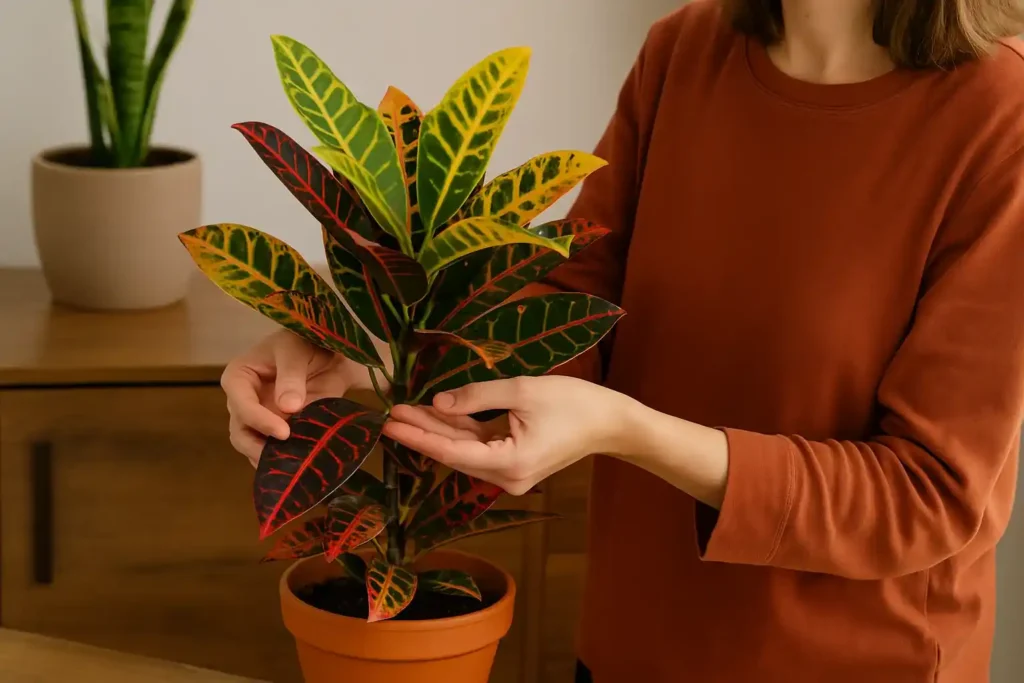 Descubra duas soluções fáceis para recuperar a cor vibrante das folhas do cróton e deixá-lo novamente cheio de vida e beleza.