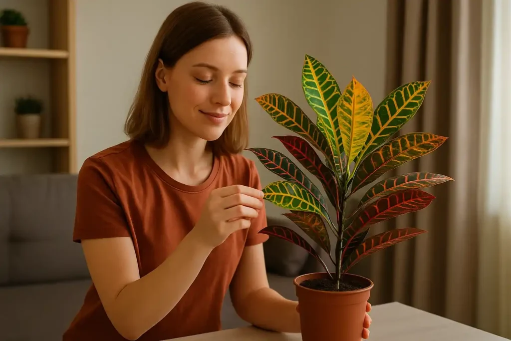 Descubra duas soluções fáceis para recuperar a cor vibrante das folhas do cróton e deixá-lo novamente cheio de vida e beleza.