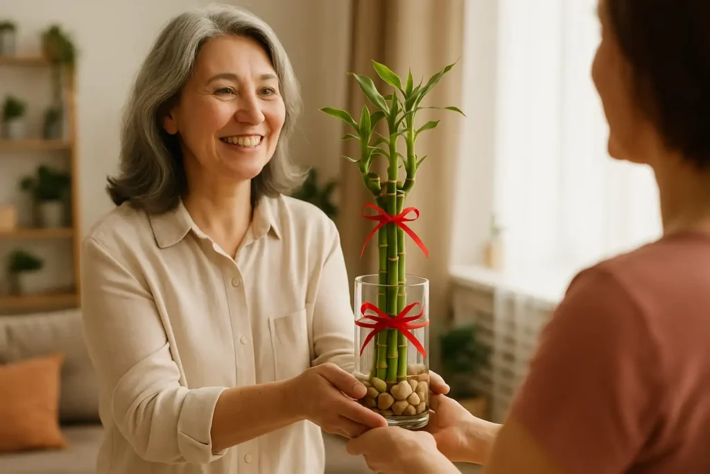 Dia das Mães com sorte presenteie com bambu da sorte