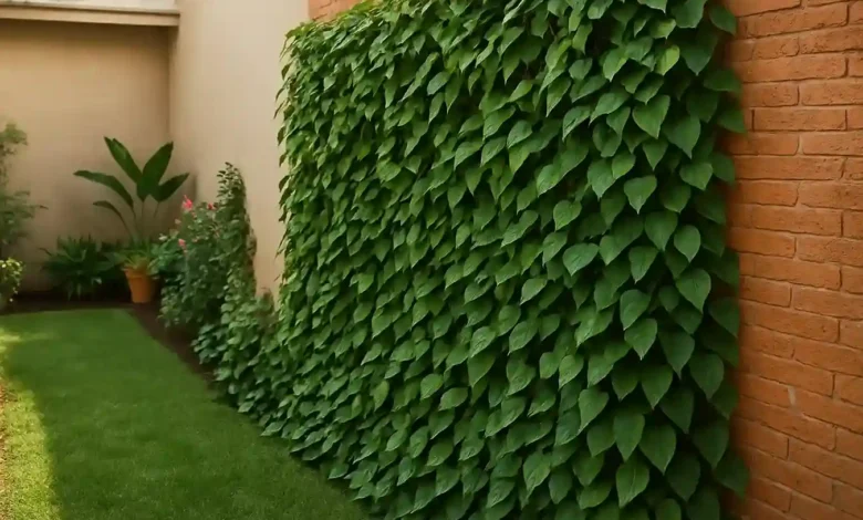 Jiboia verde locais ideais para plantar e deixar a parede coberta
