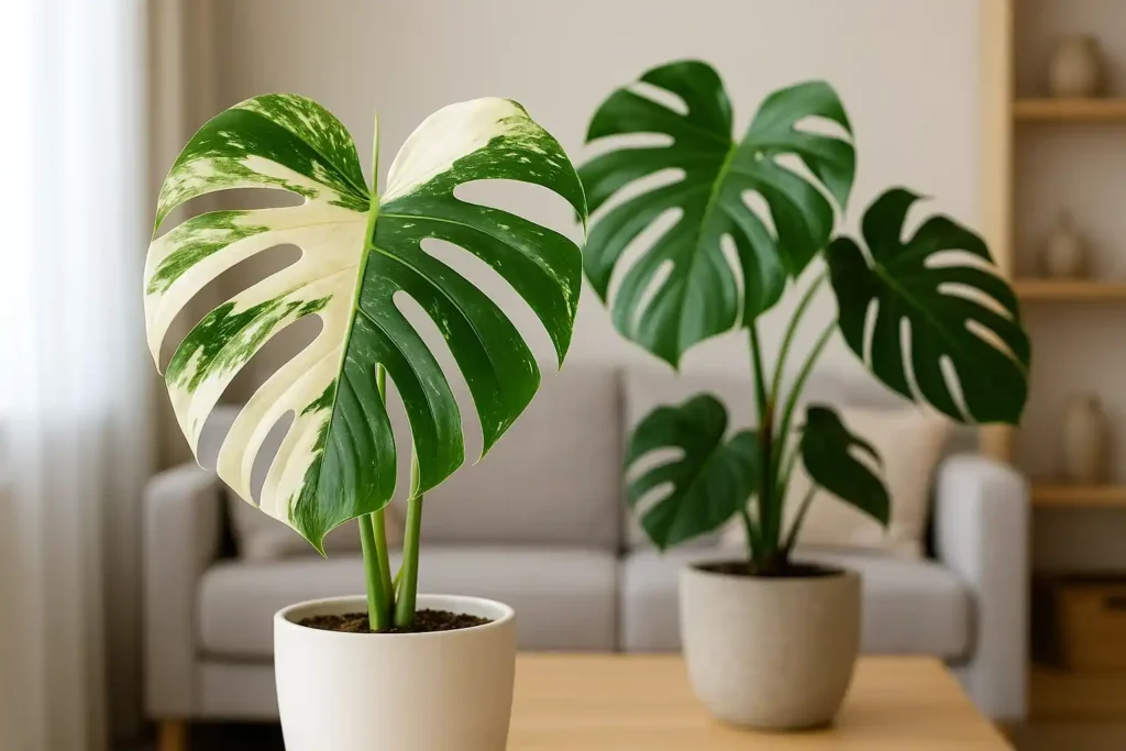 Monstera como cuidar da versão clássica e da variegata