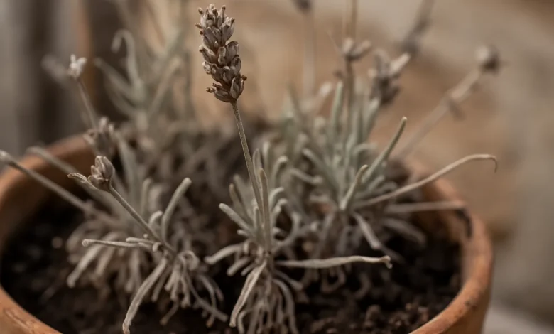 Por que sua lavanda seca mesmo em solo drenado
