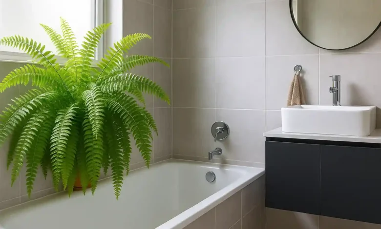 Samambaia no banheiro mito ou boa ideia Veja o que considerar