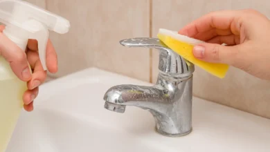Torneira cheia de crostas Use isso e ela fica como nova