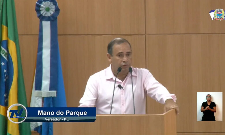 vereador Mano do Parque