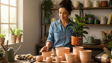 Tamanho do vaso para plantas