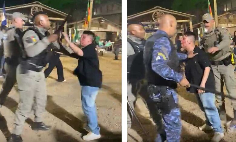 Agressão na ronda