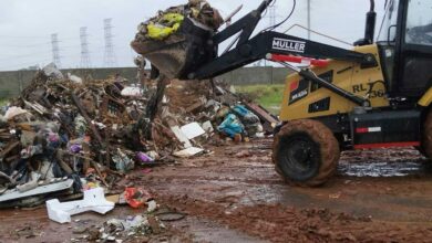 Descarte irregular de lixo em Cachoeirinha