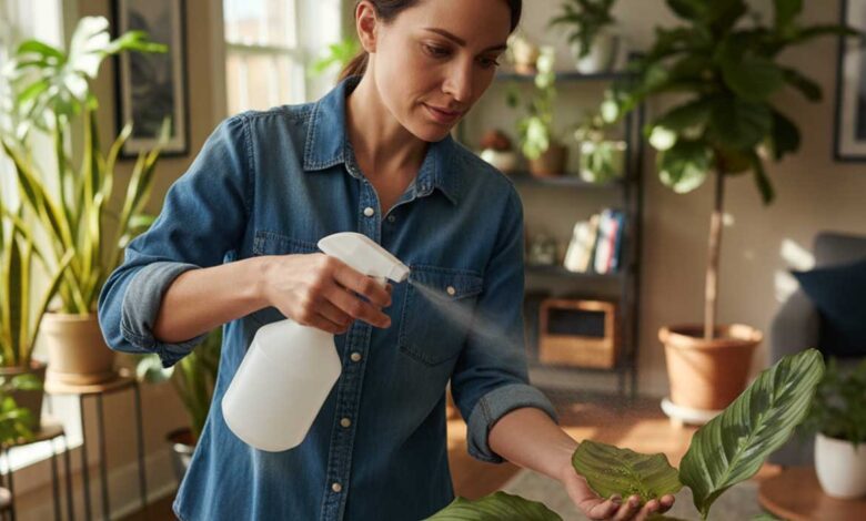 pragas em plantas de dentro de casa