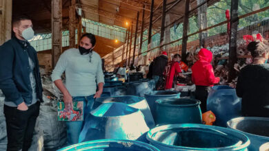 Galpão reciclagem
