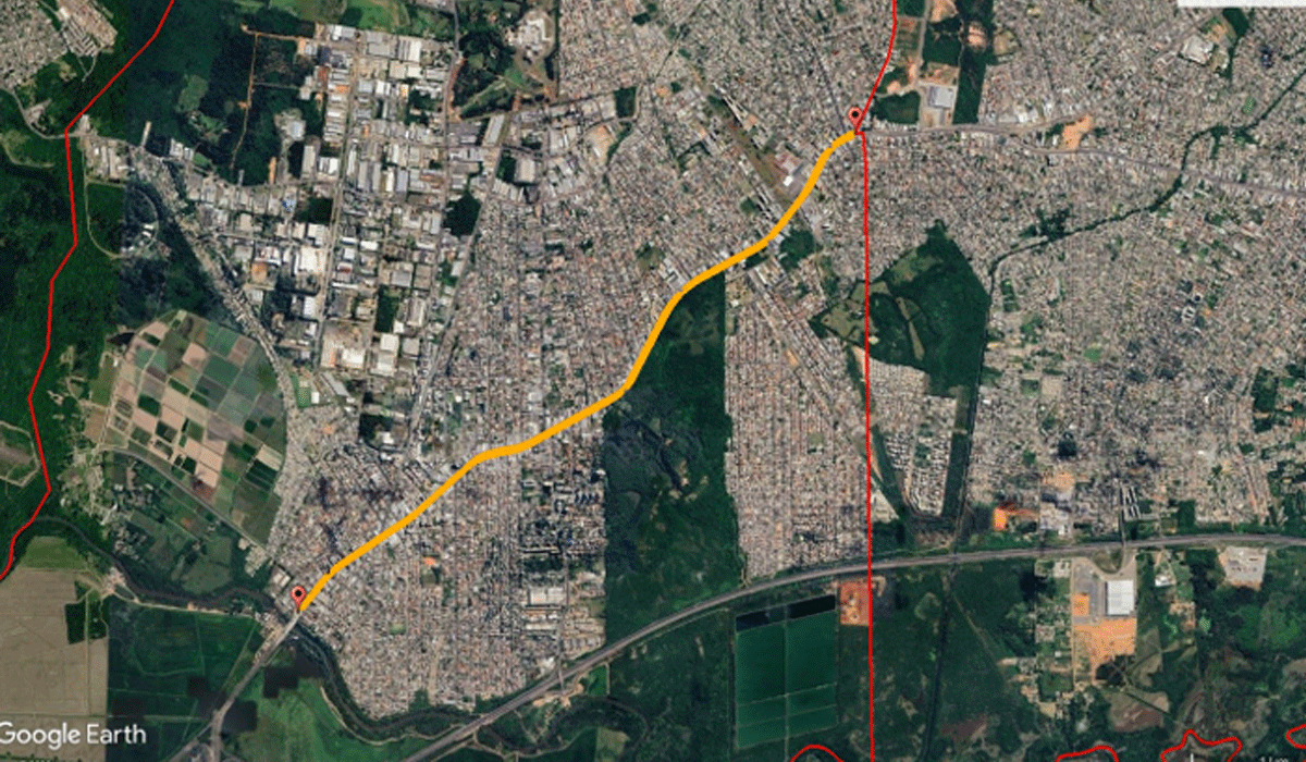 Mapa Flores da Cunha
