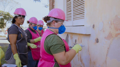 Oficina construção civil mulheres