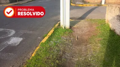 Poste RGE buraco tapado